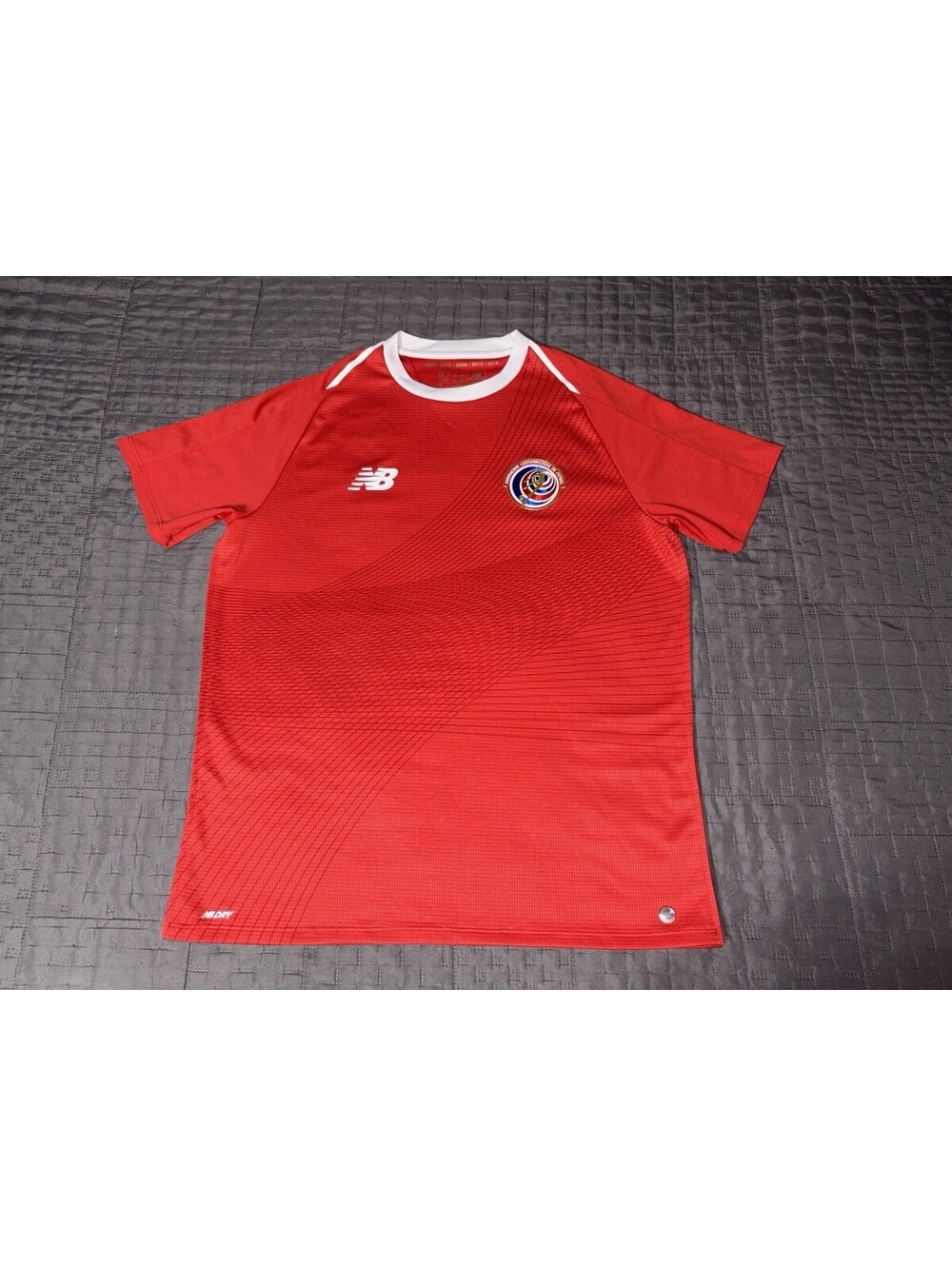 Costa Rica National Team Jersey Mens Medium Red Soccer Football New Balance